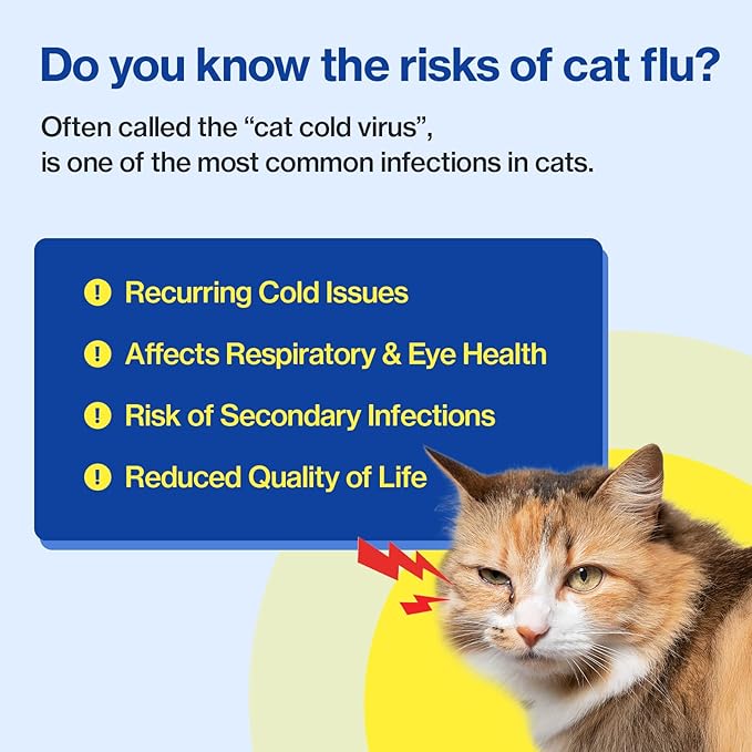 Doctor By FELYSIN (Feline + L-lysine) L-lysine for Cats Lysine Supplements Immune Support Allergy Relief Sneezing Runny Nose Watery Eyes Respiratory Treatment with Beta-glucan, 30 Lickable Formula