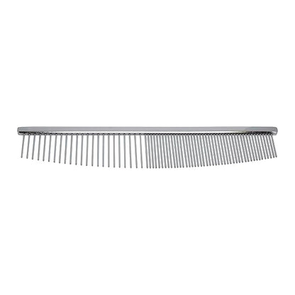 Groomer’s Best Friend - Luna Series - Half Moon Pet Grooming Comb – 440C Hardened Steel Professional Comb for Dogs & Cats – Durable, Rust-Resistant, Precision Grooming Tool