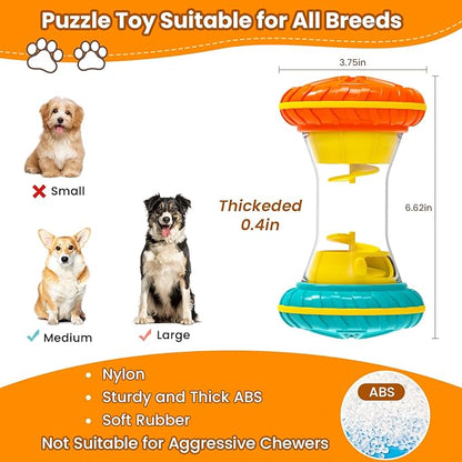 BoYoYo Interactive Dog Puzzle Toys for Boredom, Dogs Enrichment Toy to Keep Them Busy, Treat Dispensing Slow Feeder