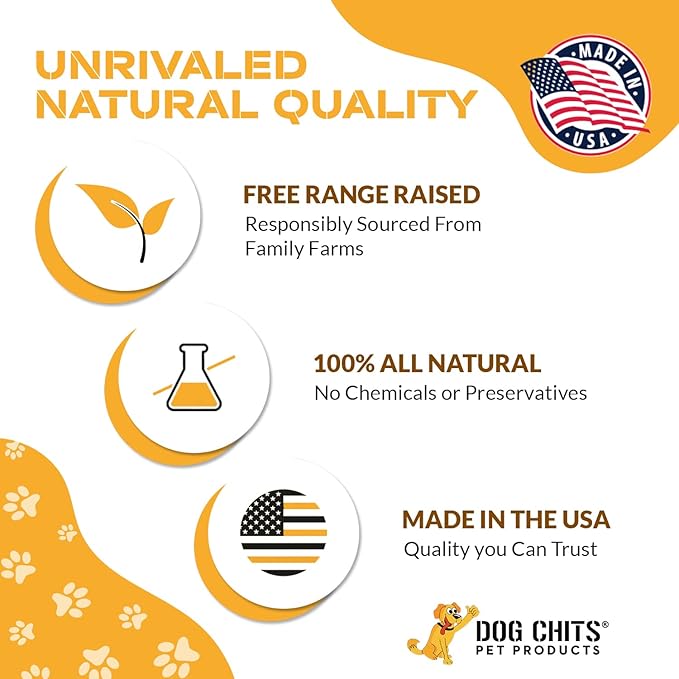 Dog Chits Beef Lung Fillets Dog and Puppy Treats – All Natural Chews for Dogs – Grain-Free, High-Protein, Low Fat Single Ingredient Dog Treat – Ideal for All Dogs – Large, 5 oz – Made in USA