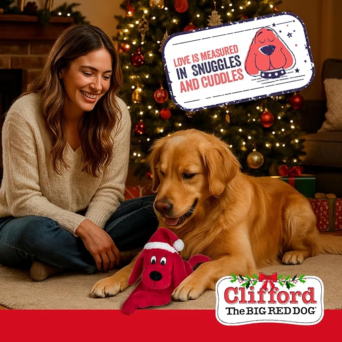 Dog Toy – Plush Squeaky Dog Toys for Large Breeds, Crinkle Stuffed Animal for Puppies, Toys to Keep Them Busy, Cute Indoor Chew for Medium and Small Dogs. Holiday Edition