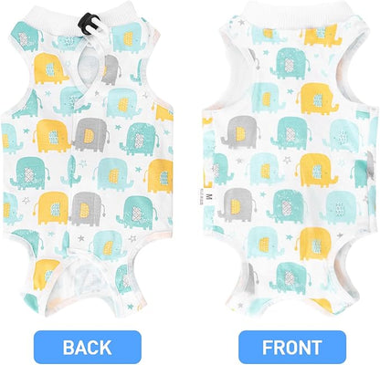 Cat Recovery Suit Female, Breathable Cat Onesie After Surgery Female for Abdominal Wounds or Skin Diseases, Surgery Recovery Suit Kitten Onesie After Spay Wear Anti Licking