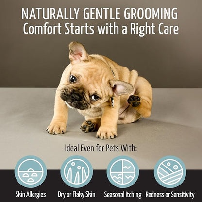 Tauro Pro Line Hypoallergenic Dog Conditioner Allergies & Itching Relief for Dry Skin, Gentle Dog Hair Conditioner Safe for Puppy & Cat (Ultra Sensitive -13.5 Fl Oz)