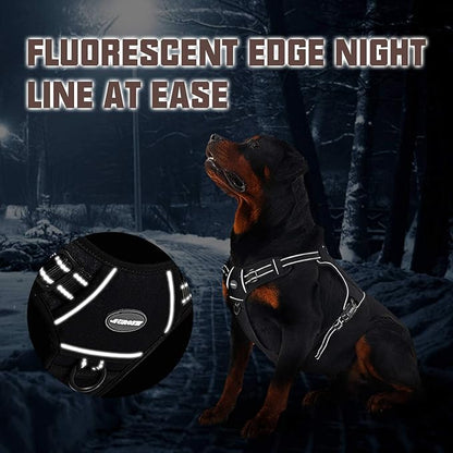 AUROTH Tactical Dog Harness for Small Medium Large Dogs No Pull Adjustable Pet Harness Reflective K9 Working Training Easy Control Pet Vest Military Service Dog Harnesses (S, Purple Camo)