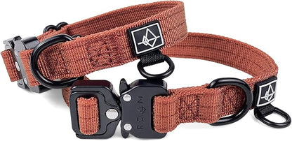 Made to ROAM Premium Dog Collar - Adjustable Heavy Duty Nylon Collar with Quick-Release Metal Buckle (Arizona Sunkissed, Classic Size 3)