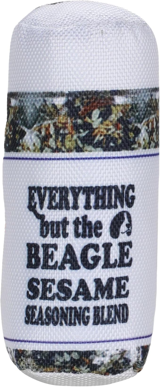 Chomp Haus Everything but The Beagle – Luxurious Durable Dog Toy with Squeaker, Soft Printed Fabric, Designer-Inspired Chew Toy, Fun Gift for Small to Medium Dogs & Dog Lovers
