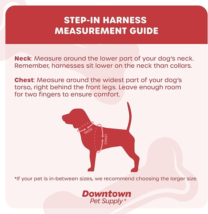 Downtown Pet Supply Step-in Dog Harness – No Pull, Adjustable Padded Mesh with Reflective Trim, Secure Buckle Strap – Comfortable & Breathable Small Dog Harness, Medium, Light Gray