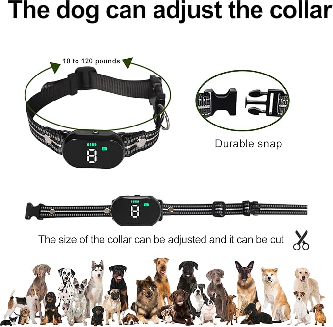 Dog Shock Collar Dog Training Collar with Remote Innovative IPX67 Waterproof with 4 Training Modes, Rechargeable E-Collar for All Breeds- P24-Black