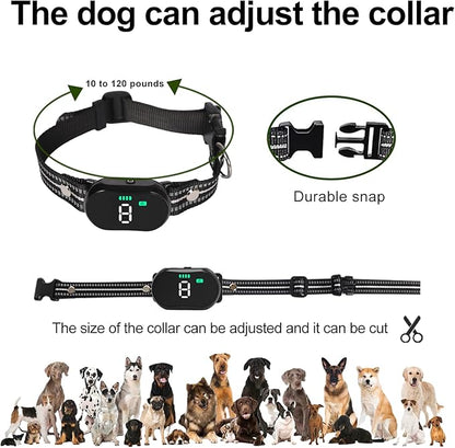 Dog Shock Collar Dog Training Collar with Remote Innovative IPX67 Waterproof with 4 Training Modes, Rechargeable E-Collar for All Breeds- P24-Black