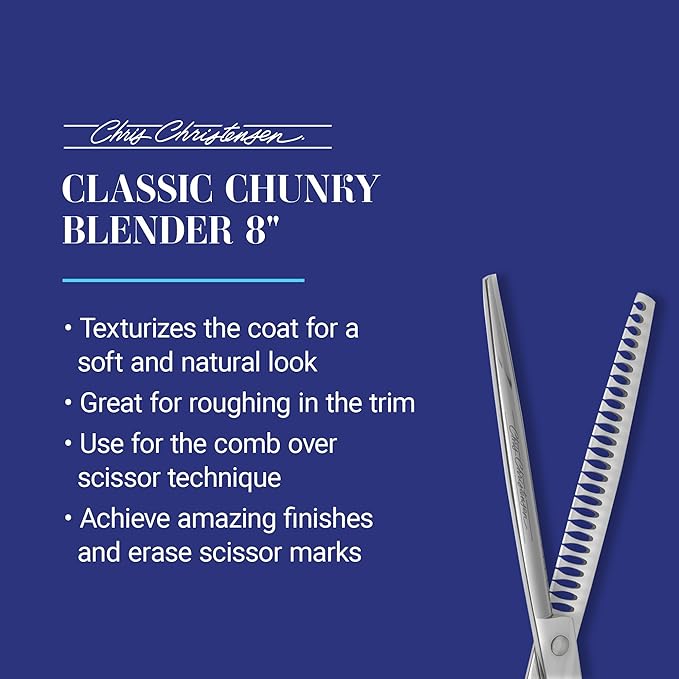 Chris Christensen Classic Series Grooming Shears, Full Set of Shears With Case, Groom Like a Professional, Any Skill Level, Made From 440C Japanese Steel
