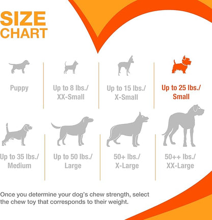 Nylabone Original Bone Power Chew Toy for Dogs, Durable & Tough Dog Toys for Aggressive Chewers, Chicken Flavor, Small - Up to 25 Ibs, 1 Count