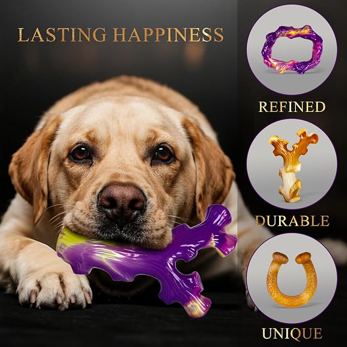 Frienhund 6 Pack Indestructible Dog Toys for Aggressive Chewers, Durable Nylon Bone for Large Dogs, Dog Toy for Aggressive Chewer Large Breed, A Mixed Special Edition Set