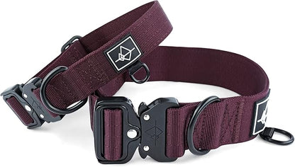 Made to ROAM Premium Dog Collar - Adjustable Heavy Duty Nylon Collar with Quick-Release Metal Buckle (Vermont Weekends, Classic Size 1)