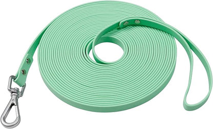 Long Dog Leash Waterproof Recall Training Lead Outdoor Long Line Great for Training, Beach, Play, Camping, or Backyard