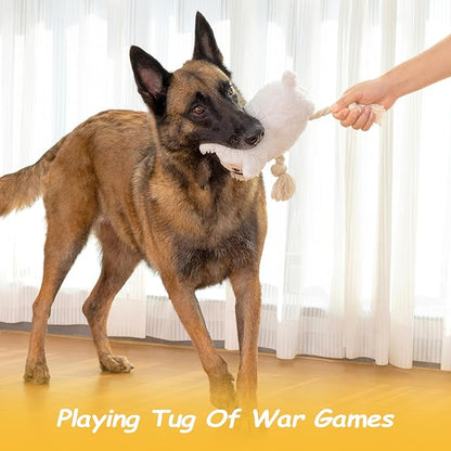Sedioso Large Dog Squeaky Toys, Stuffed Animal Dog Chew Toy, Durable Plush Toy for Puppy, Small, Middle, Large Dogs
