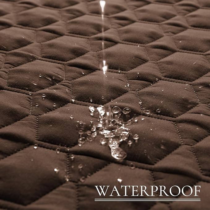 Waterproof Dog Bed Cover - Couch Cover for Pet Anti-Slip Cat Mat Pet Pad Blanket for Sofa Chair Recliner Bed Furniture Protrctor