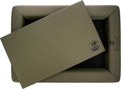 King Buck Orthopedic After-Hunt Dog Bed, Olive, S