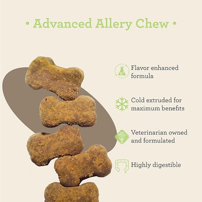 VetPro Complete Dr. Joseph's Advanced Allergy and Itch Support for Dogs, 60 Count, Supports Seasonal Allergies, Itchy Skin, & Immunity, Enhanced with Salmon Oil, Probiotics & Colostrum