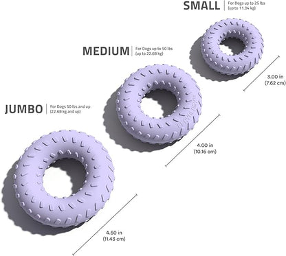 Playology Dog Toys | Dual Layer Ring Durable Chew Toy for Aggressive Chewers | Jumbo Lamb Scented Toy - Easy to Clean and Made from Non Toxic Materials
