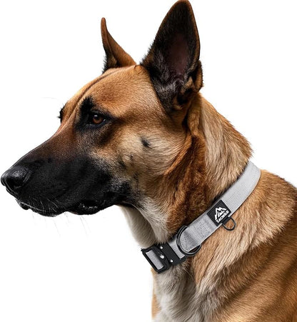 Dog Collar for Large Dogs - Adjustable, Chew Proof Nylon Collar with Metal Quick Release Buckle and D-Ring for Dog Tags (Alaska Daybreak, 2XL(1.5''Width, Fit 20''-32''))