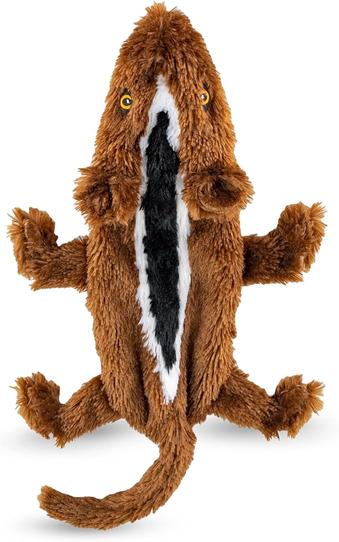 FGA MARKETPLACE Squirrel Flat NO Stuffing NO Squeak Plush Dog Toy, Funny Style Will Entertain Your Pet for Hours, Recommended for Small and Medium Dog 21 INCH Long