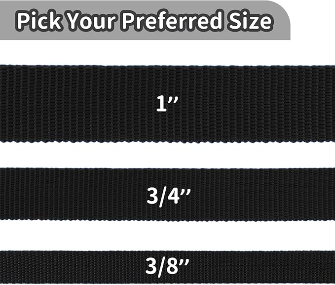 HIKISS Long Dog Leash Obedience Recall Training Agility Lead with Thickening Material for Large Dog - 15ft 20ft 30ft 50ft 100ft Training Leash (Black 20ft)