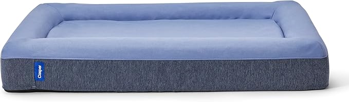 Casper Dog Bed, Plush Memory Foam, Small, Blue