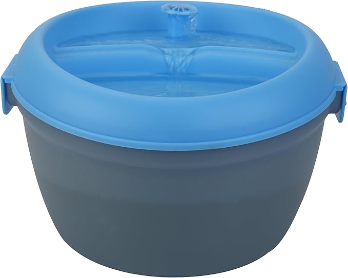 CoolerDog Dog Water Fountain Healthspring Pet Fountain - Ultra Quiet Filtered Water Encourages Hydration, 6L (202oz/1.5Gal)