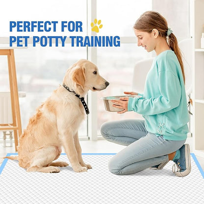 VJJ Dog Pee Pads Extra Large 30x36in 35 Counts, XXL Puppy Pads, Large Pee Pads for Dogs, Disposable Urine Dog Pads Doggie Pads, Thicken Pet Pads for Dogs Cats Rabbits