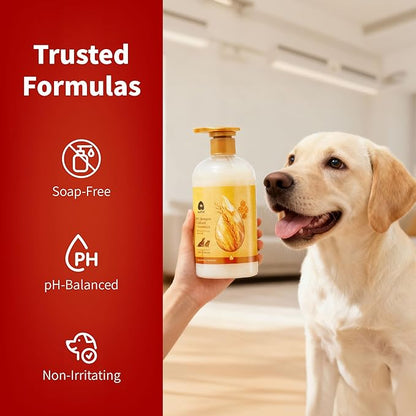 Arf Arf Tearless Puppy & Kitten Shampoo with Oatmeal & Honey - Gentle, Soothing Formula for Sensitive Skin & Soft Fur - 16oz