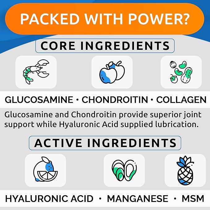 BARK&SPARK Liquid Glucosamine for Dogs w/Collagen (16 OZ) Advanced Mobility Joint Supplement for Dogs - Advanced Formula with Chondroitin, MSM - Hip & Joint + Skin & Coat Care - Made in USA