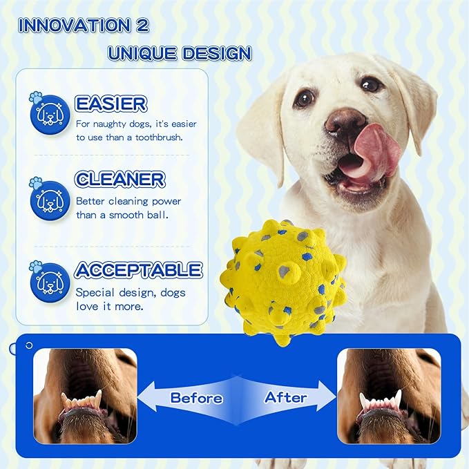 2 Pcs Tough ETPU Dog Balls for Aggressive Chewers - Bouncy, Interactive Floating Chew Toys for Fetch & Water Play with Medium Large Dogs