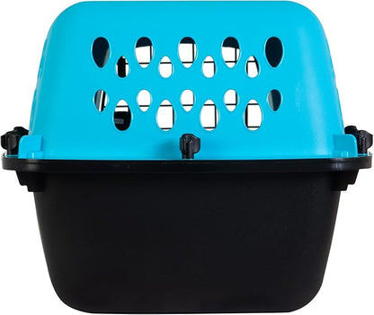 Petmate Pet Porter Fashion Dog Kennel 19", Scuba Blue, for Pets up to 10lbs, Made in USA