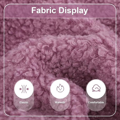 Dog Sweaters for Small Dogs Winter Dog Pajamas Sized Dogs Boy Girl Fleece Pet Clothes Puppy Outfit 4 Legs Jumpsuits for Chihuahua Yorkie Cat Apparel (Purple, XX-Small)
