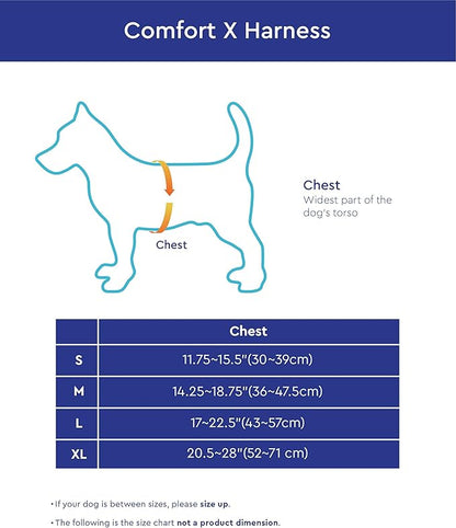 Gooby Comfort X Head In Harness - Pink, X-Large - No Pull Small Dog Harness Patented Choke-Free X Frame - Perfect on the Go Dog Harness for Medium Dogs No Pull or Small Dogs for Indoor and Outdoor Use