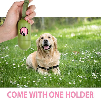 Dog Poop Bag Rolls Pink: 540 Count Dog Waste Bags with Dispenser, Extra Thick Strong Leak proof Poop Bags for Dogs Doggy | Unscented