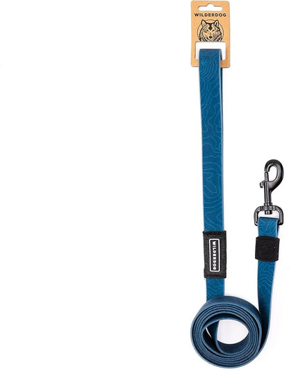 Wilderdog Waterproof Dog Leash - Repels Water & Dirt - Pacific Blue