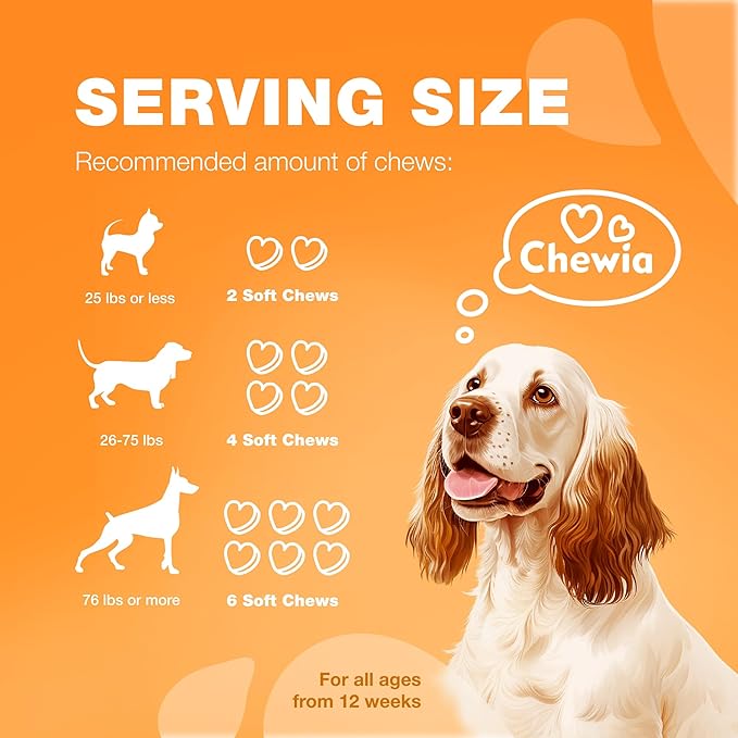 Dog Allergy Relief Chews - Itch Relief for Dogs - Allergy Chews for Itching Skin with Hemp Seed Oil, Turmeric, Quercetin - Immune Health Support Treats - Hot Spots - Skin and Coat Health