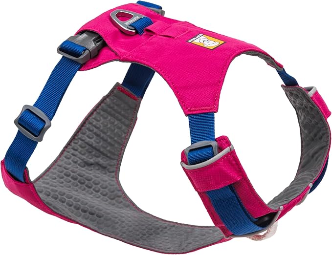 Ruffwear, Hi & Light, Everyday Lightweight Dog Harness, Trail Running, Walking, Hiking, All-Day Wear, Alpenglow Pink, XXX-Small