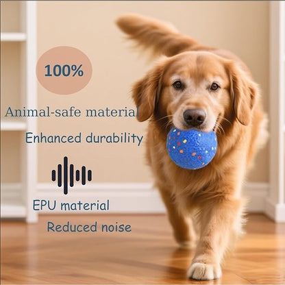 Upgraded Interactive Dog Toys for Aggressive Chewers,E-TPU Interactive Dog Balls Moving Dog Toys to Keep Them Busy,Dog Chew Toys for Dogs,Automatic Rolling Activated Dog Toy Valentines Day Gift