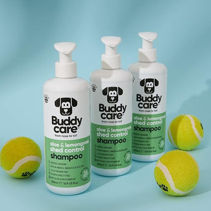 Shed Control Dog Shampoo Aloe & Lemongrass Scented | with Aloe Vera and Pro Vitamin B5 (50.72oz)