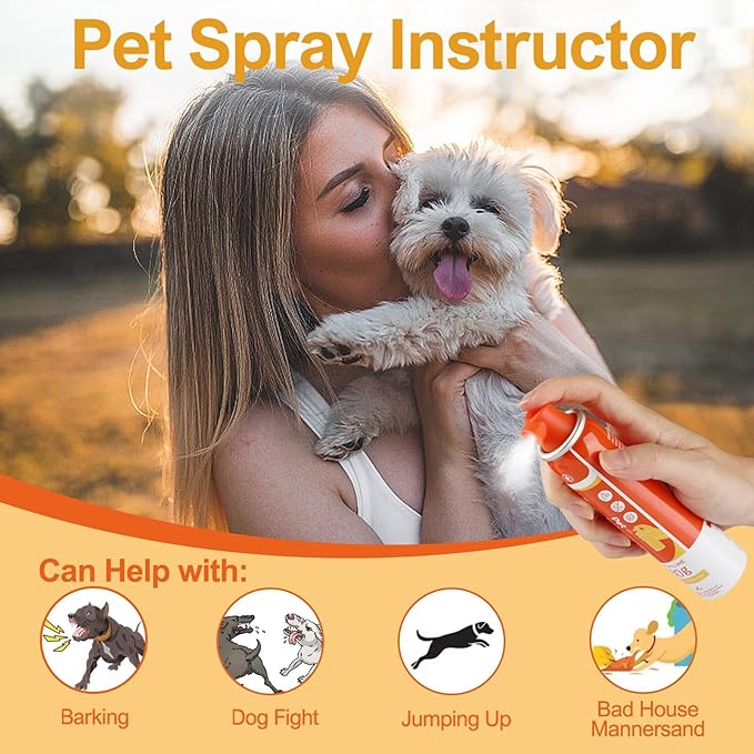 ANSJDH Corrector Spray Dog 80ml 1Pack Dog Corrector Spray Dog Trainer for Dog to Stops Barking, Jumping Up, Food Stealing, Dog Fights, Avoidance, Unwanted Dog Behaviour