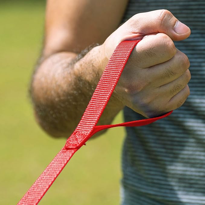 Hi Kiss Dog/Puppy Obedience Recall Training Agility Lead - 15ft 20ft 30ft 50ft 100ft Training Leash - Great for Training, Play, Camping, or Backyard (100 Feet, Red)
