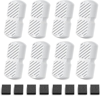 GROOKPET Dog Water Fountain Filters: 16 Dog Fountain Filters - Pet Water Fountain Filters Replacement - Including 8 Filters + 8 Sponges - Suitable for GROOKPET Dog Water Fountain for Large Dogs