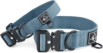 Made to ROAM Premium Dog Collar - Adjustable Heavy Duty Nylon Collar with Quick-Release Metal Buckle (California Horizon, Classic Size 4)