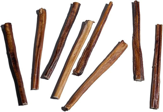 Jack&Pup 12 Inch Jumbo Bully Sticks for Dogs (5 Pack) Single Ingredient Dog Bully Sticks for Large Dogs and Aggressive Chewers