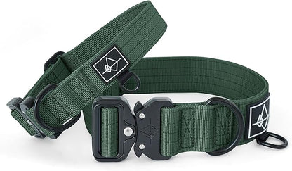 Made to ROAM Premium Dog Collar - Adjustable Heavy Duty Nylon Collar with Quick-Release Metal Buckle (Maine Marina, Classic Size 0)