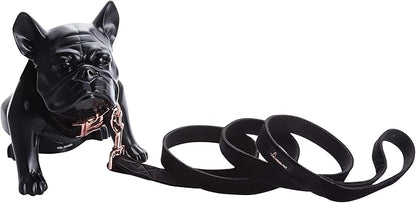 ARING PET Dog Collar and Leash, Velvet Dog Collar and Leash Set, Soft & Comfy, Adjustable Collars for Dogs