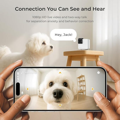 Petcube Cam 360 The Pack of 3 Camera | Ultimate Interactive WiFi Pet and Home Security Pan-Tilt Camera with Phone App, 1080p HD Video, 360° Rotation, Night Vision, Smart Alerts for Home Surveillance