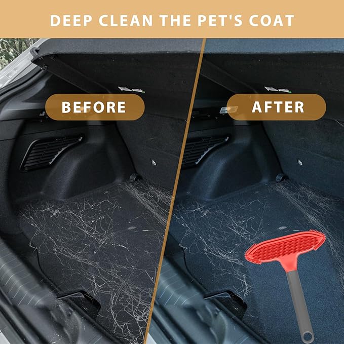 Pet Hair Removal Tool for Dog and Cat,Pet Hair Remover Removes Fur and Lint from Couch,Carpet,Cat Tree Tower Bed,Car Interiors,Rug,Mat,Coat,and Various Furniture,Silicone Material,Reusable